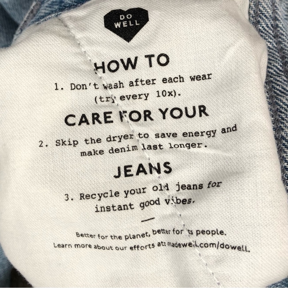 MADEWELL Women’s Low-Slung Straight Cargo Jeans Size 25 - Picture 8 of 10